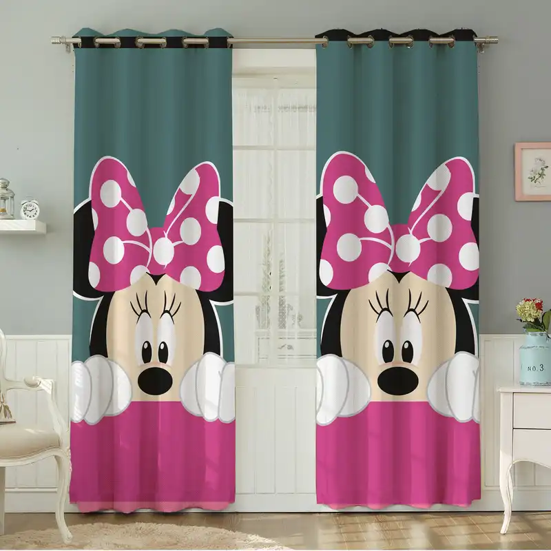 پرده نیروانا طرح کودک مدل مخمل کد 8285 سایز 140×280 سانتی متر