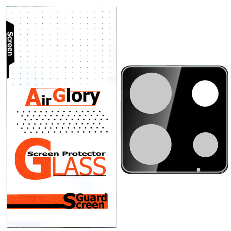 محافظ لنز دوربین شیشه ای ایرگلوری مدل سه بعدی مناسب برای گوشی موبایل شیائومی Redmi Note 13 Pro