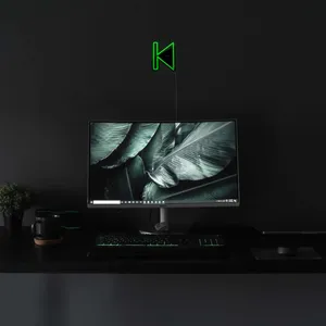 چراغ دیواری نئون دیزاین مدل Perviues-BL_GR