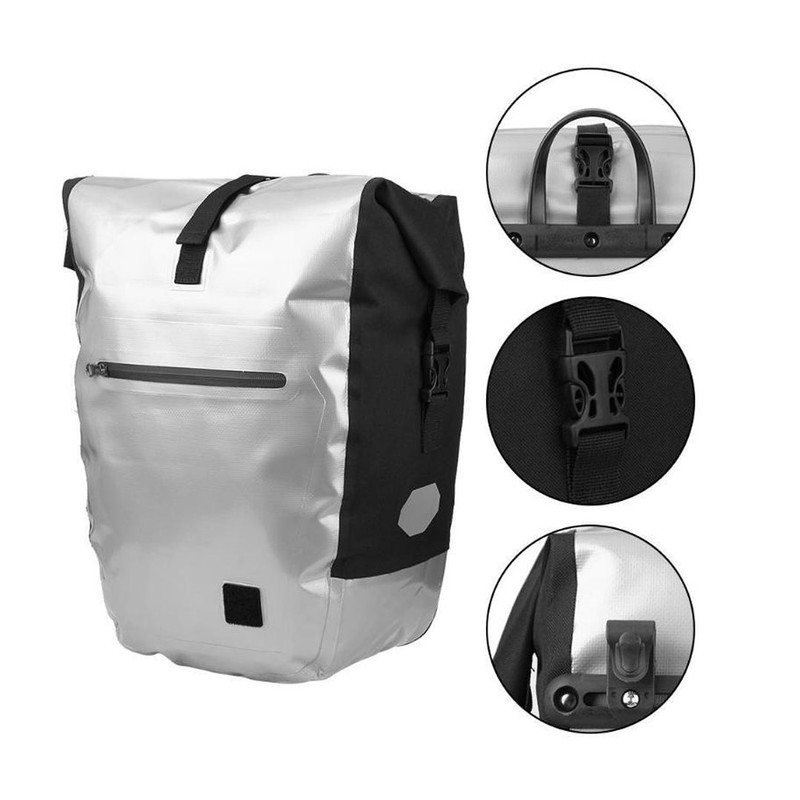 کیف خورجینی دوچرخه بی سول مدل BS100 بسته دو عددی