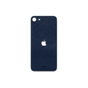 MAHOOT Deep-Blue-Leather Cover Sticker for Apple iPhone SE 2022