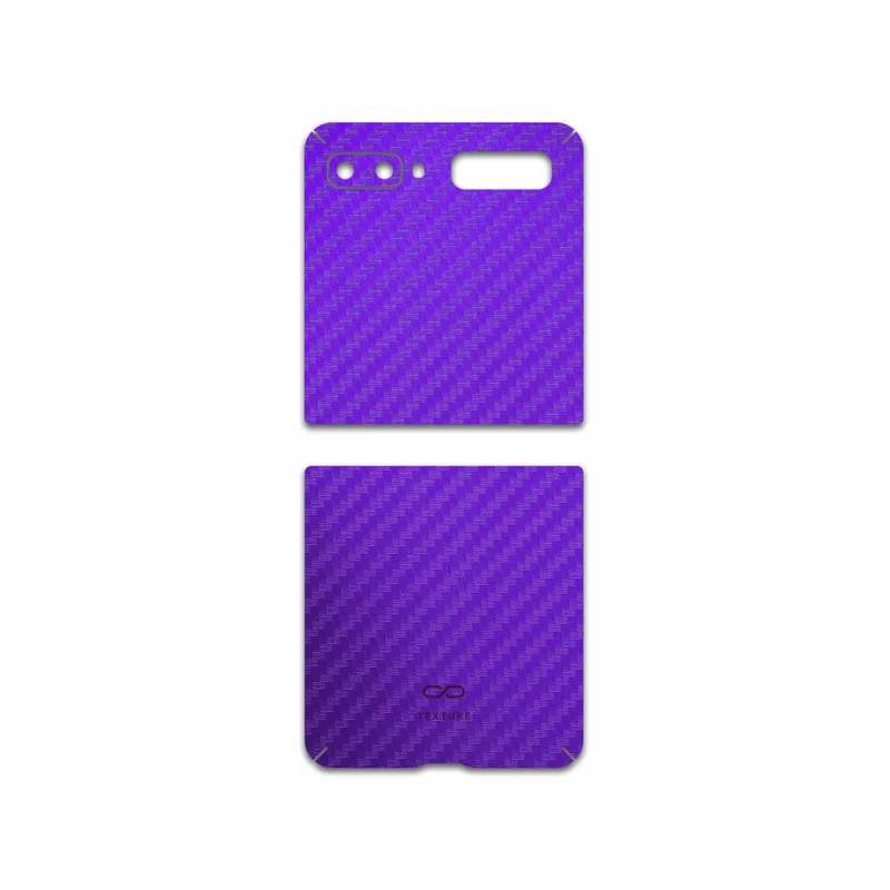 برچسب پوششی ماهوت مدل Purple-Fiber مناسب برای گوشی موبایل سامسونگ Galaxy Z Flip