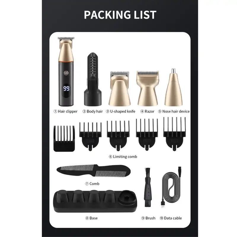 ماشین اصلاح موی بدن و صورت مدل LK-881