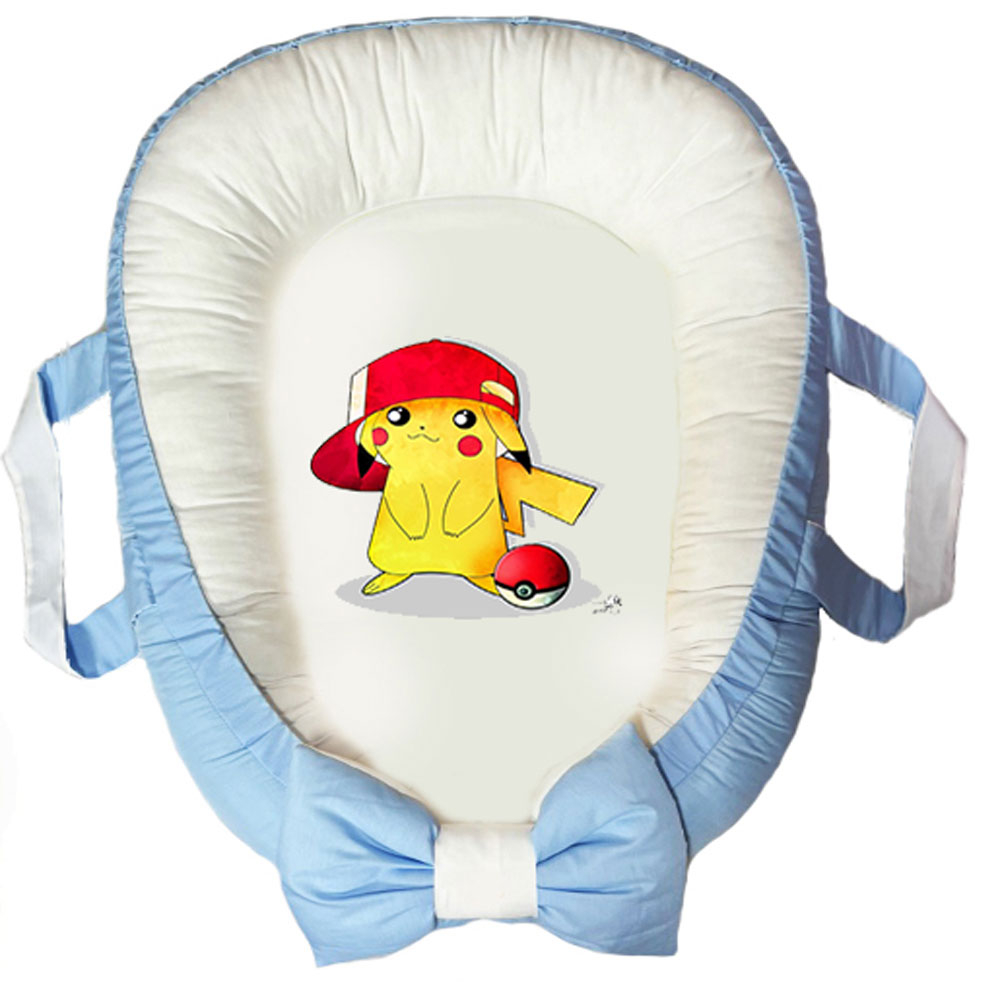 سرویس خواب سه تکه نوزاد ناریکو مدل گارد محافظ دار طرح کارتونی دیجیمون کد 0615