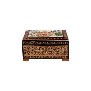 جعبه جواهرات خاتم کاری مدل تارا کد 016