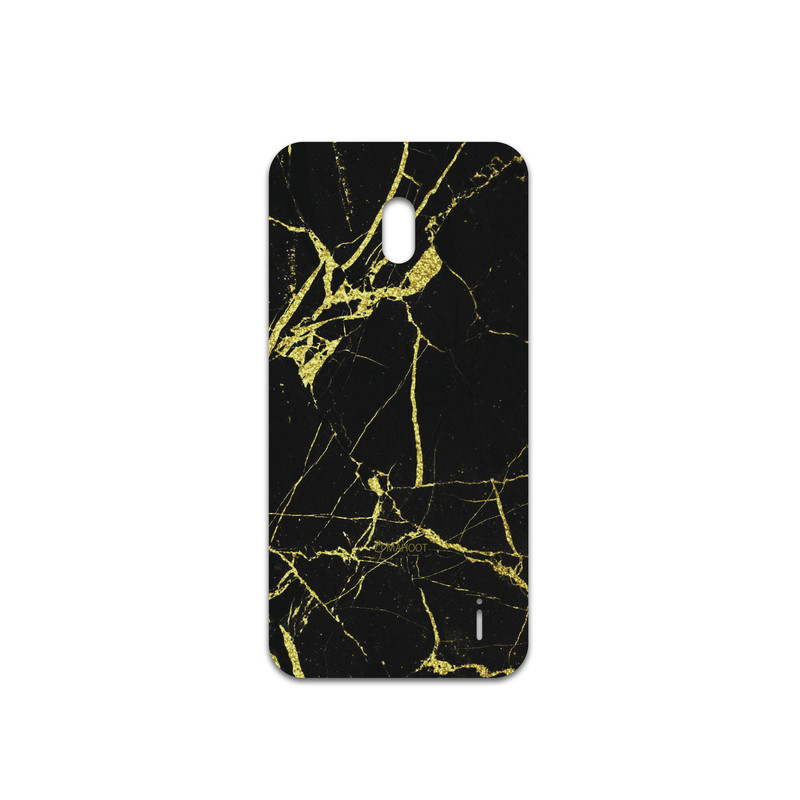 برچسب پوششی ماهوت مدل Graphite-Gold-Marble مناسب برای گوشی موبایل نوکیا 2.2