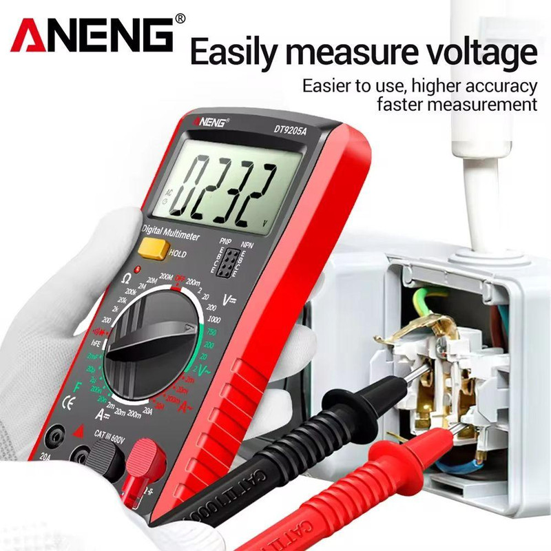 مولتی متر دیجیتال آننگ مدل DT9205A مولتی متر دیجیتال آننگ مدل DT9205A