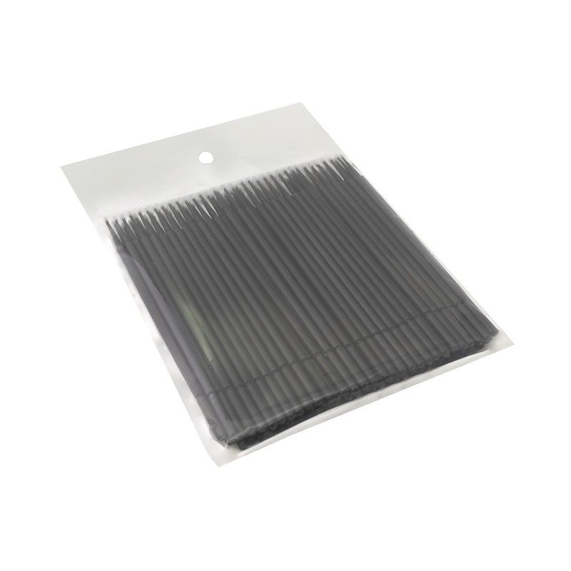 قلم میکروبراش ناخن و مژه مدل 3 بسته 100 عددی