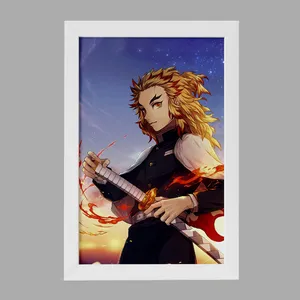 تابلو خندالو مدل کیوجورو رنگوکو انیمه شیطان کش کد 27008