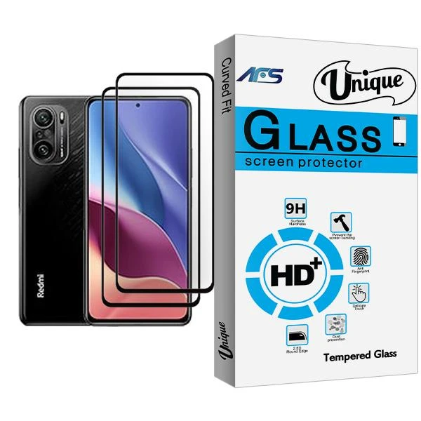 محافظ صفحه نمایش ای اف اس مدل Unique Glass MIX002 مناسب برای گوشی موبایل شیائومی Redmi K40 Pro+ بسته دو عددی