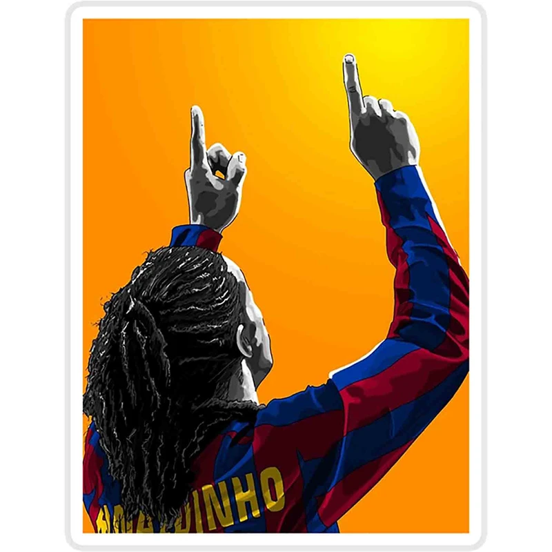 استیکر لپ تاپ طرح Ronaldinho Gaúcho کد ST1591