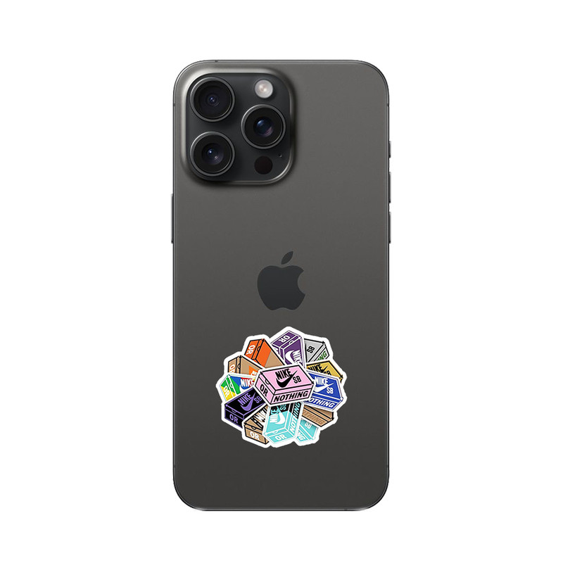 استیکر لپ تاپ مدل جعبه کفش