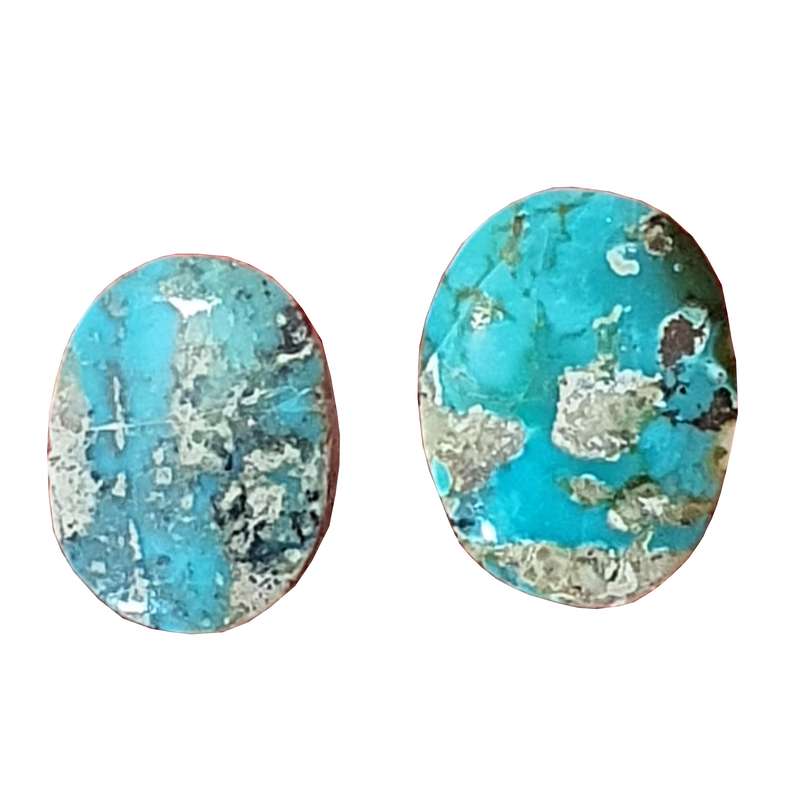 سنگ فیروزه نیشابور کد CZN5013 مجموعه 2 عددی