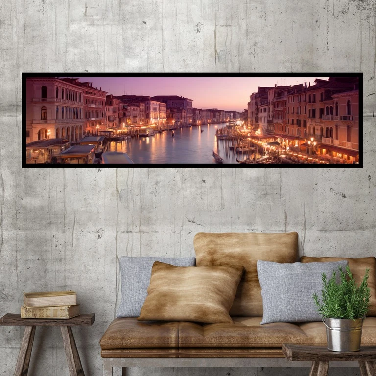 تابلو بکلیت طرح منظره شهر ونیز مدل کشیده B-7515