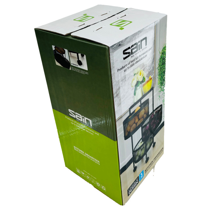 سبد سیب زمینی و پیاز ساین مدل توری سه و نیم طبقه تایر دار