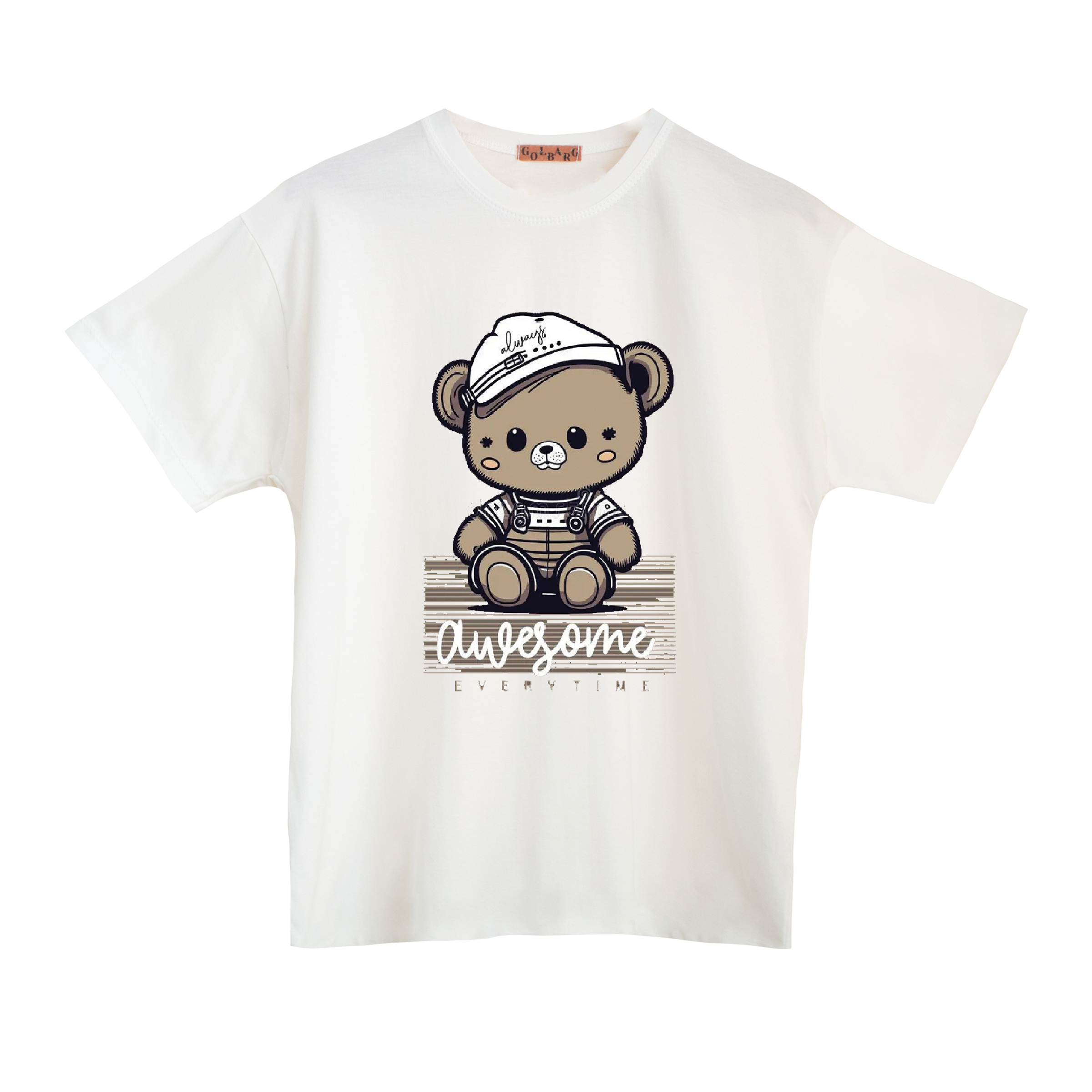 تی شرت آستین کوتاه پسرانه مدل خرس -  - 1