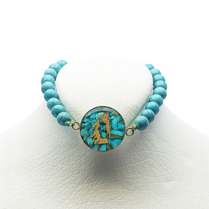 دستبند زنانه آلتین هنر مدل ماه شهریور