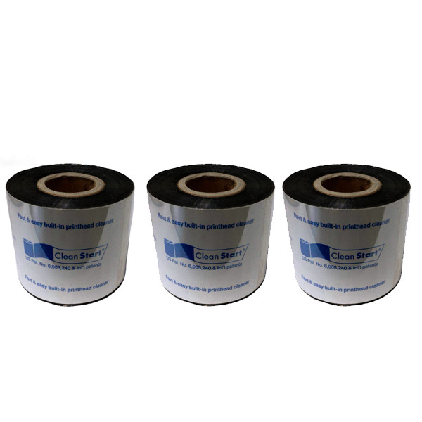 ریبون پرینتر لیبل زن مدل 50mmx300m RESIN بسته ۳ عددی