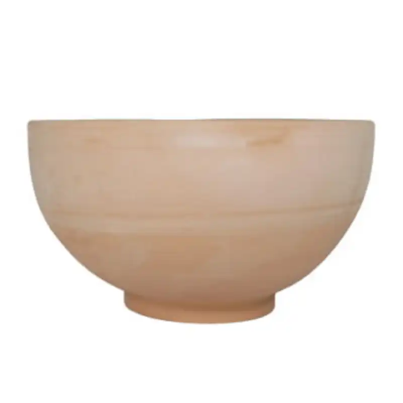 کاسه سفالی خام مدل ماست خوری مجموعه سه عددی