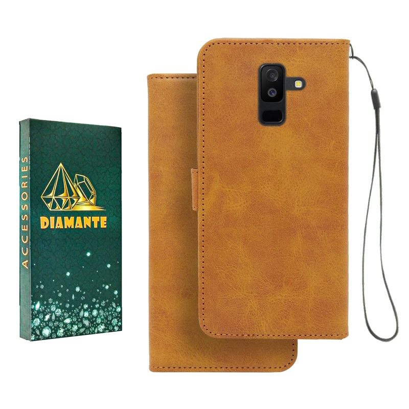 کیف کلاسوری دیامانته مدل Mortand Gn مناسب برای گوشی موبایل سامسونگ Galaxy J6 Plus