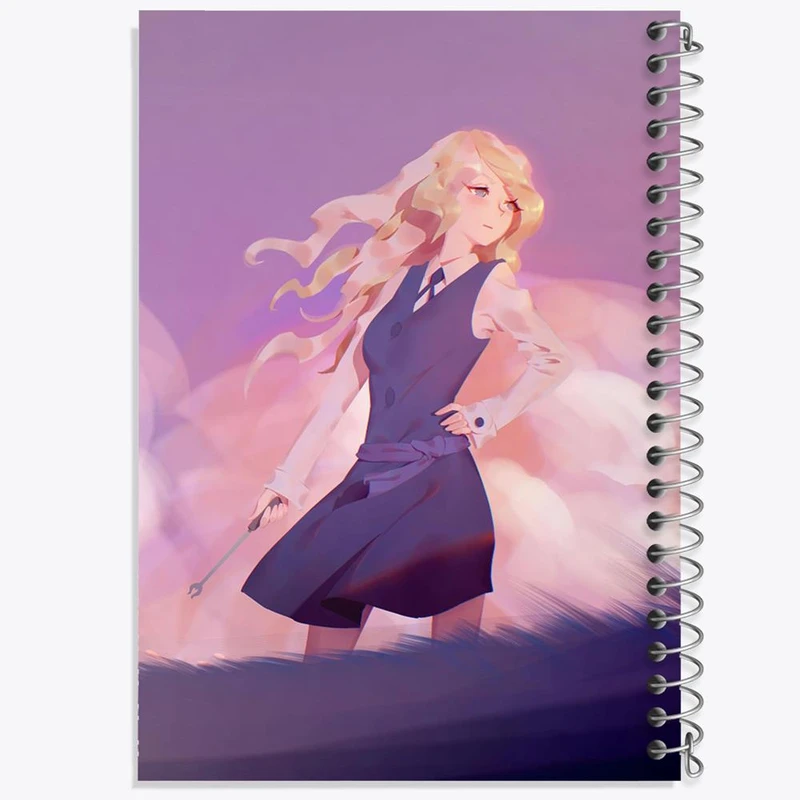 دفتر مشق 50 برگ خندالو مدل دیانا انیمه جادوگران کوچک Little Witch Academia کد 22871