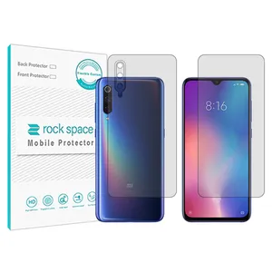 Rockspace HyGEL transparent screen protector suitable for Xiaomi Mi 9 mobile phone with back protector