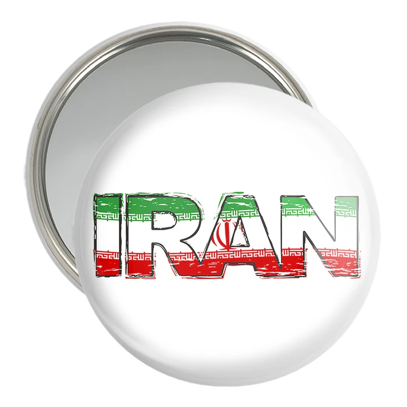 آینه جیبی خندالو مدل پرچم ایران  کد 20521