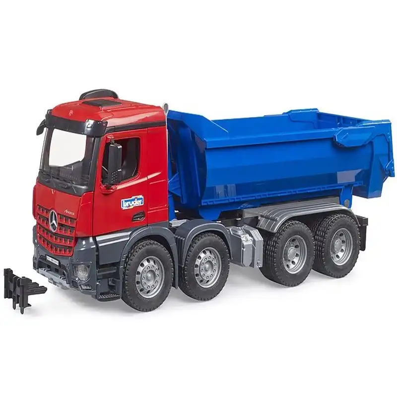 ماشین بازی برودر مدل کامیون کمپرسی مرسدس بنز آروکس