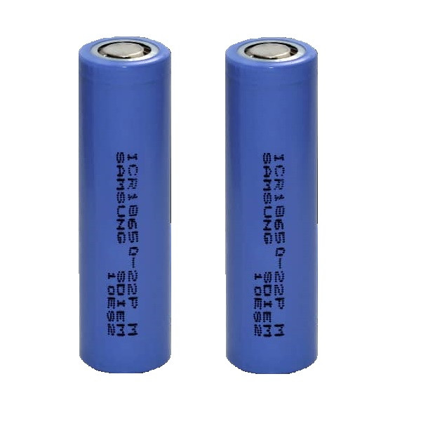 باتری لیتیوم یون قابل شارژ سامسونگ کد 18650 ظرفیت 2200 میلی آمپرساعت بسته 2 عددی