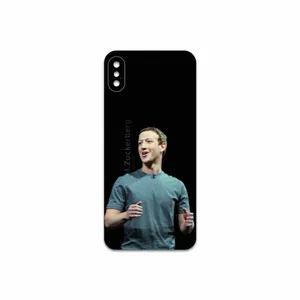 MAHOOT Mark Zuckerberg Cover Sticker for Apple iPhone X