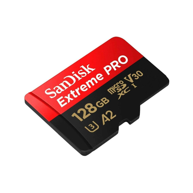 کارت حافظه microSDXC سن دیسک مدل Extreme PRO کلاس A2 استاندارد UHS-I U3 سرعت 200MBs ظرفیت 128 گیگابایت