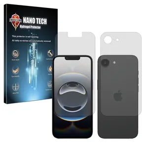 Nano tech Tough model matte screen protector suitable for Apple iPhone 16e mobile phone Along with the phone back protector 