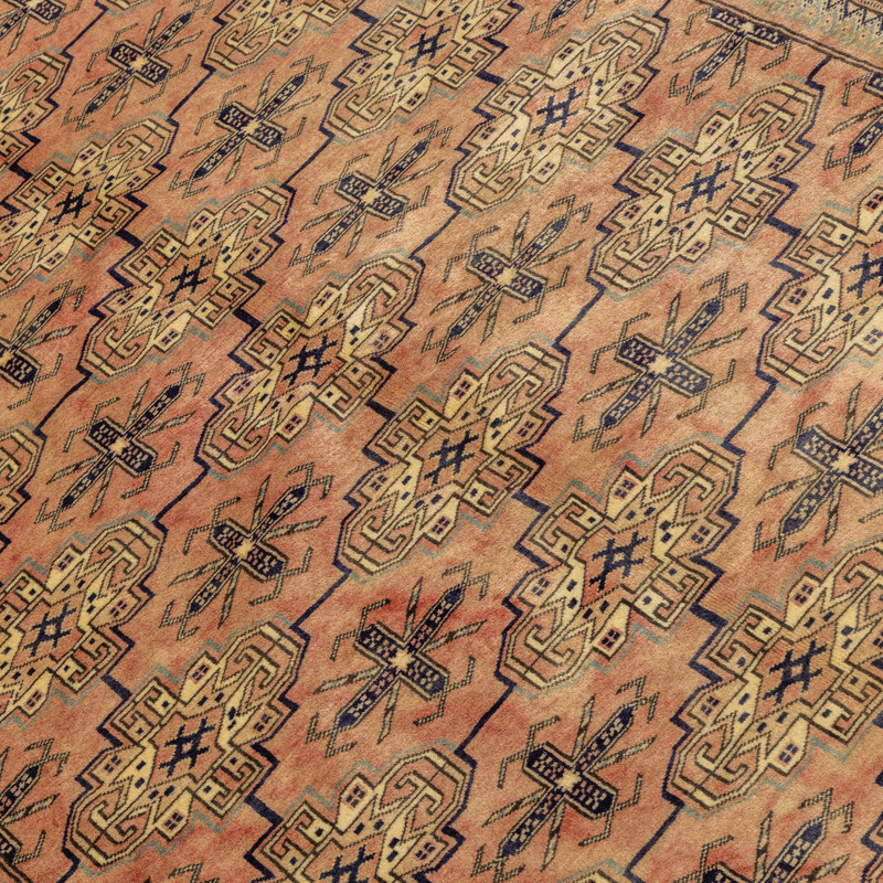 فرش دستبافت سه متری مدل ترکمن کد 40.1858