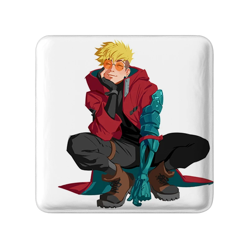 پیکسل خندالو طرح نیکولاس انیمه تریگان (Trigun) مدل مربعی کد 36214