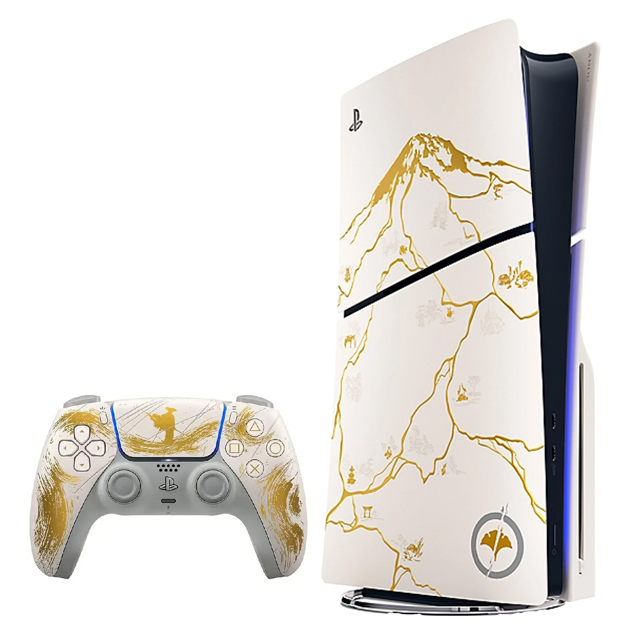 کنسول بازی سونی مدل PlayStation 5 Slim Ghost of Yotei Gold Limited Edition
