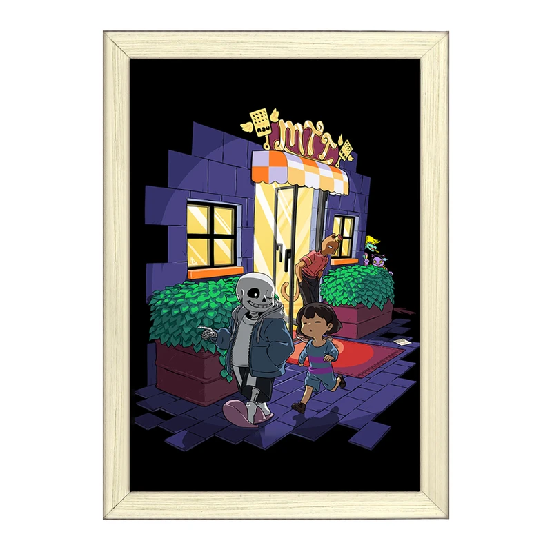 تابلو خندالو طرح بازی آندرتیل (Undertale) کد 31739