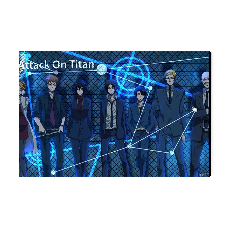تابلو شاسی عرش مدل انیمه اتک آن تایتان Attack on Titan کد As3709