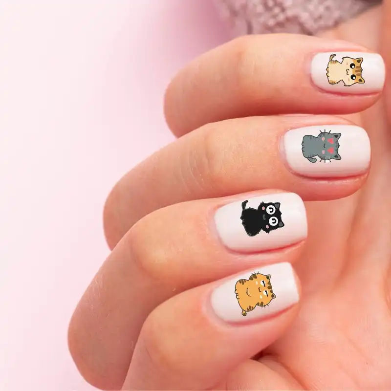 برچسب لنز ناخن مدل L2053