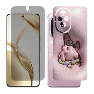 Glass Together model Privacy screen protector suitable for Honor 200 mobile phone with back cover sticker