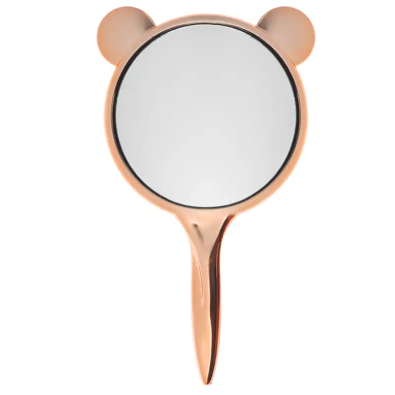 آینه آرایشی مدل عروسکی دسته دار کد BET-002