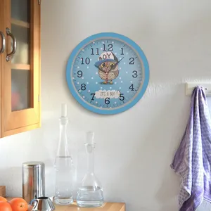 ساعت دیواری کودک مدل جغد کد 40305041i