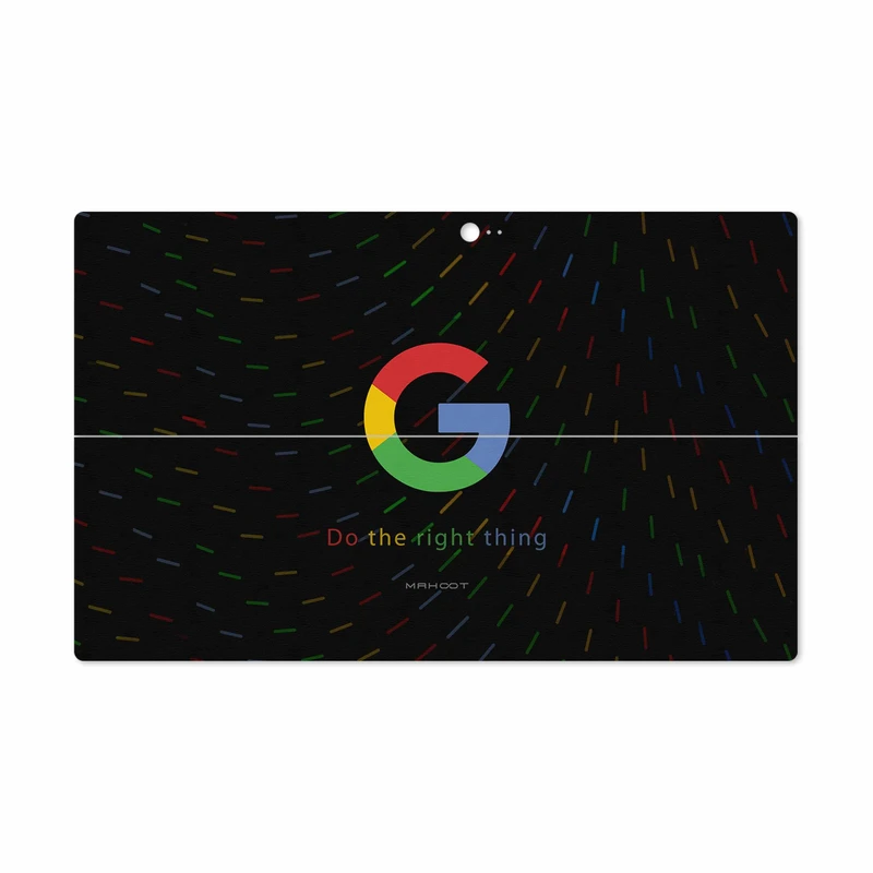 برچسب پوششی ماهوت مدل Google-Logo مناسب برای تبلت مایکروسافت Surface 2 RT 2013