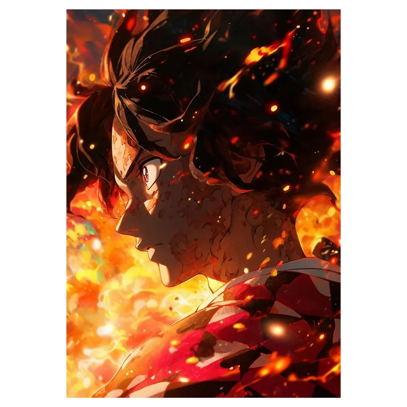 تابلو شاسی نورو استور طرح انیمه شیطان کش Demon Slayer مدل NV1532