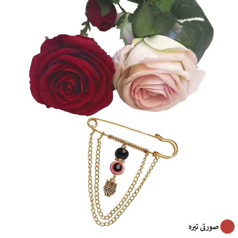 سنجاق سینه زنانه مدل چشم نظر 1130