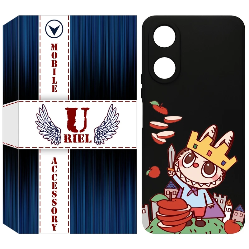 کاور یوریل قاب مدل KSH کد 115 طرح عروسک لبوبو مناسب برای گوشی موبایل آنر X5 Plus