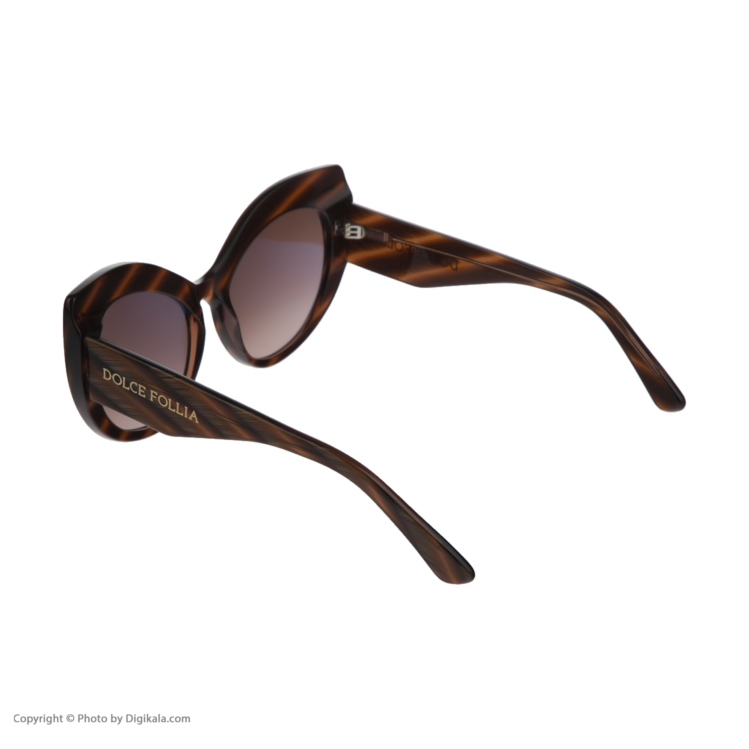 عینک آفتابی زنانه دولچه فولیا مدل GATTO TORTOISE -  - 4