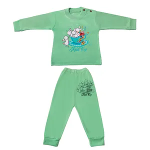ست تی شرت و شلوار نوزادی کد GR-7723