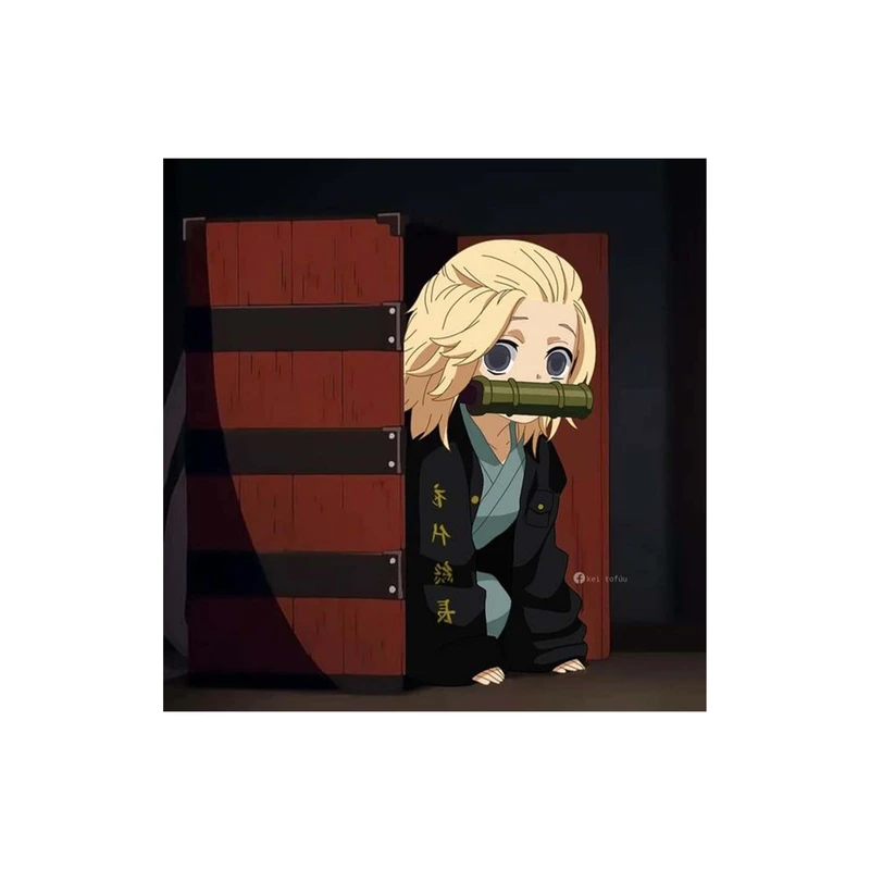 استیکر لپ تاپ و موبایل مدل انیمه طرح توکیو ریونجرز مانجیرو سانو مایکی Tokyo Revengers Manjiro Sano Mikey کد 3417