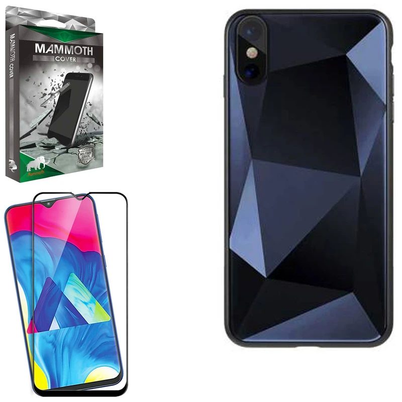کاور ماموت مدل D-I-A-M-O-N-D مناسب برای گوشی موبایل سامسونگ Galaxy M10 به همراه محافظ صفحه نمایش