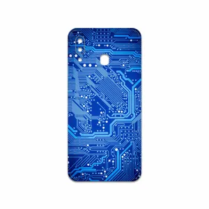 MAHOOT Blue Printed Circuit Board Cover Sticker for Samsung Galaxy A30